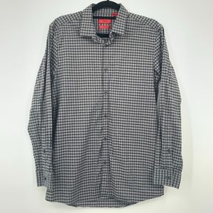 Hugo Boss Slim Fit Stretch Plaid Button Up